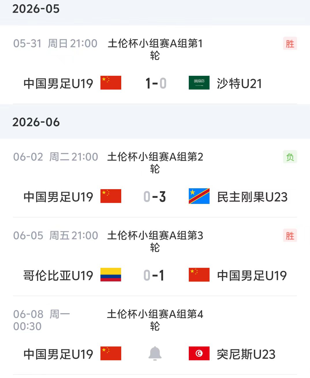 土伦杯小组末轮 U19国足首发出炉 贾伟伟苗润东先发 安智诚守门 土伦杯小组末轮 U19国足首发出炉 贾伟伟苗润东先发 安智诚守门
