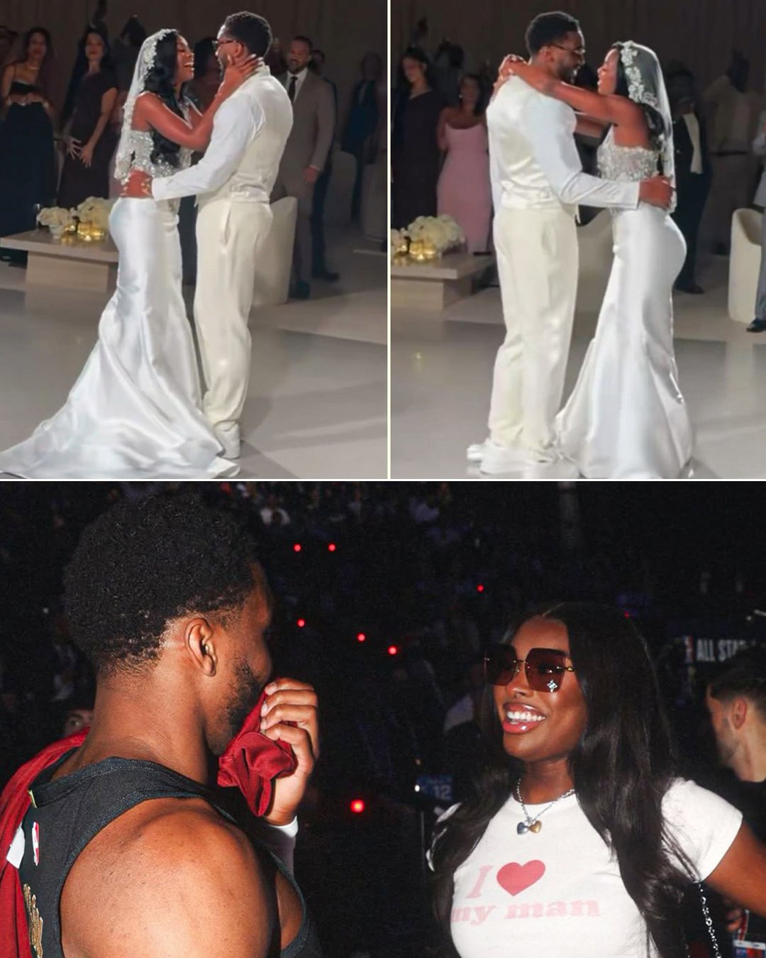 米切尔与歌手Coco Jones完婚 杰伦·布朗、阿德巴约到场祝贺